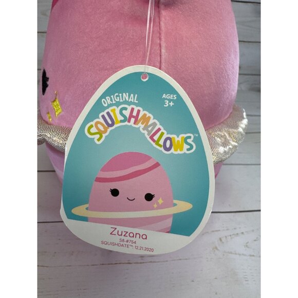 Squishmallow Zuzana the Saturn Pink Planet 8" Space Squad Plush Stuffed Toy - Picture 2 of 9
